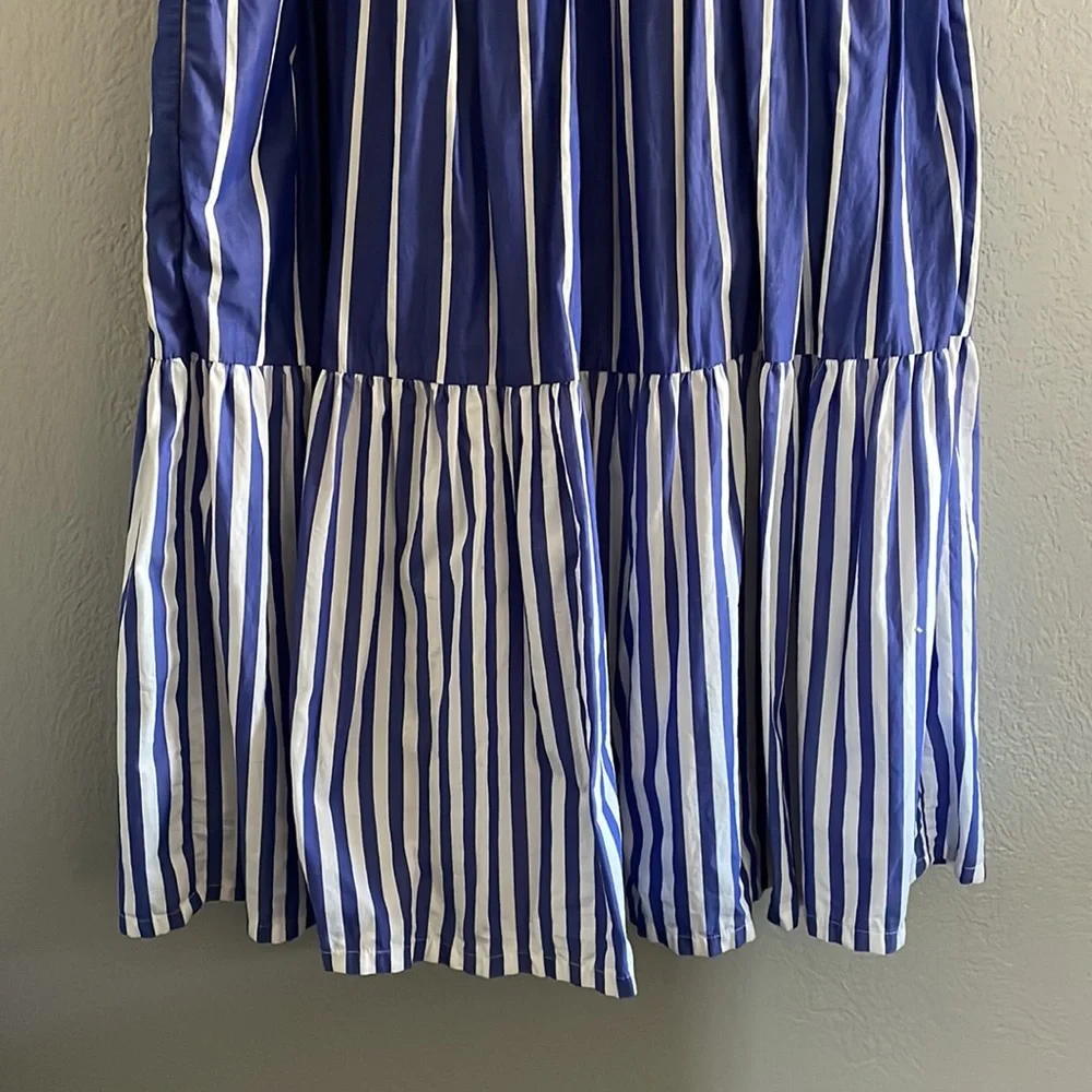 J. Crew Blue and White Striped Dress - Picture 4 of 10